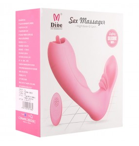 DIBE Female Wireless Remote Control Warming Wearable Clitoris Vibrator (Chargeable - Orgasm)